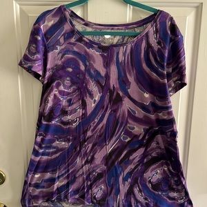 Daisy Fuentes tee shirt size 1x.